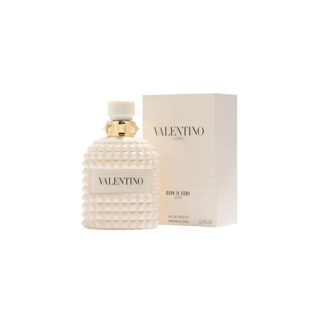 Valentino Uomo Born in Roma Ivory Eau de Toilette.